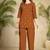 Coffee heavy rayon co-ords set