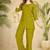 Mehendi heavy rayon co-ords set