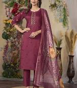 Cerisw roman silk kurti pant dupatta set