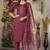 Cerisw roman silk kurti pant dupatta set
