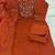 Rust marina silk kurti pent dupatta