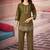 Mehendi heavy rayon co-ords set