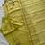 Light yellow pure mul chanderi with embroidery work kurti pent dupatta