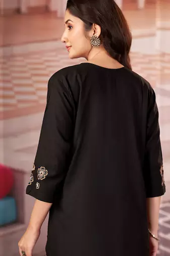 Black heavy rayon co-ords set