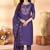 Violet marina silk kurti pent dupatta