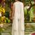 Off-white heavy embroidered cosmos silk kurta sharara set with beads work and dupatta
