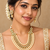 Cream pearl kundan layered necklace set