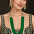 Dark Green Kundan Pearl Layered Necklace Set