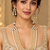 Cream pearl kundan layered necklace set