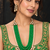 Light green kundan pearl layered necklace set