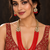 Red Kundan Triple Strand Necklace Set
