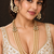 Pearl kundan triple strand necklace set