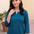 women ethnic motifs regular cotton kurti with patiala