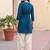 women ethnic motifs regular cotton kurti with patiala