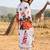 women floral printed regular kurta with trousers