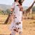 women floral printed regular kurta with trousers