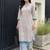 women ethnic motifs printed regular cotton kurta with trousers