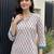 women ethnic motifs printed regular cotton kurta with trousers