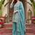 women ethnic motifs embroidered regular thread work kurta with palazzos & with dupatta