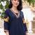 women ethnic motifs printed regular kurta with trousers