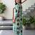 women printed regular cotton kurta with trousers