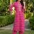 women ethnic motifs printed regular cotton kurta with trousers