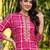 women ethnic motifs printed regular cotton kurta with trousers