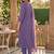 women floral embroidered regular chikankari cotton kurta with trousers & with dupatta