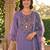 women floral embroidered regular chikankari cotton kurta with trousers & with dupatta