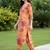 women floral printed regular kurta with trousers