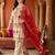 women ethnic motifs embroidered regular kurta with trousers & with dupatta