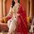women ethnic motifs embroidered regular kurta with trousers & with dupatta