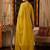 women ethnic motifs embroidered regular kurta with trousers & with dupatta