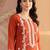 women ethnic motifs embroidered regular thread work kurta with trousers