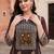 women ethnic motifs printed regular cotton kurta with trousers & with dupatta