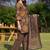 women ethnic motifs printed regular cotton kurta with palazzos & with dupatta