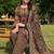 women ethnic motifs printed regular cotton kurta with palazzos & with dupatta