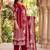 women floral printed regular cotton kurta with trousers & with dupatta