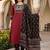 women ethnic motifs printed regular cotton kurta with trousers & with dupatta