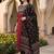 women ethnic motifs printed regular cotton kurta with trousers & with dupatta