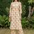 women floral printed regular cotton kurta with trousers