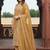 women ethnic motifs embroidered regular kurta with trousers & with dupatta