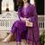 women ethnic motifs embroidered regular thread work liva kurta with trousers & with dupatta