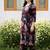 women paisley printed regular cotton kurta with trousers