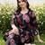 women paisley printed regular cotton kurta with trousers
