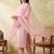 women ethnic motifs embroidered regular work kurta with trousers & with dupatta
