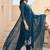 women floral embroidered regular thread work cotton kurta with trousers & with dupatta