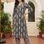 women ethnic motifs printed regular cotton kurta with trousers