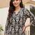 women ethnic motifs printed regular cotton kurta with trousers