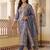 women ethnic motifs regular liva kurta with trousers & with dupatta